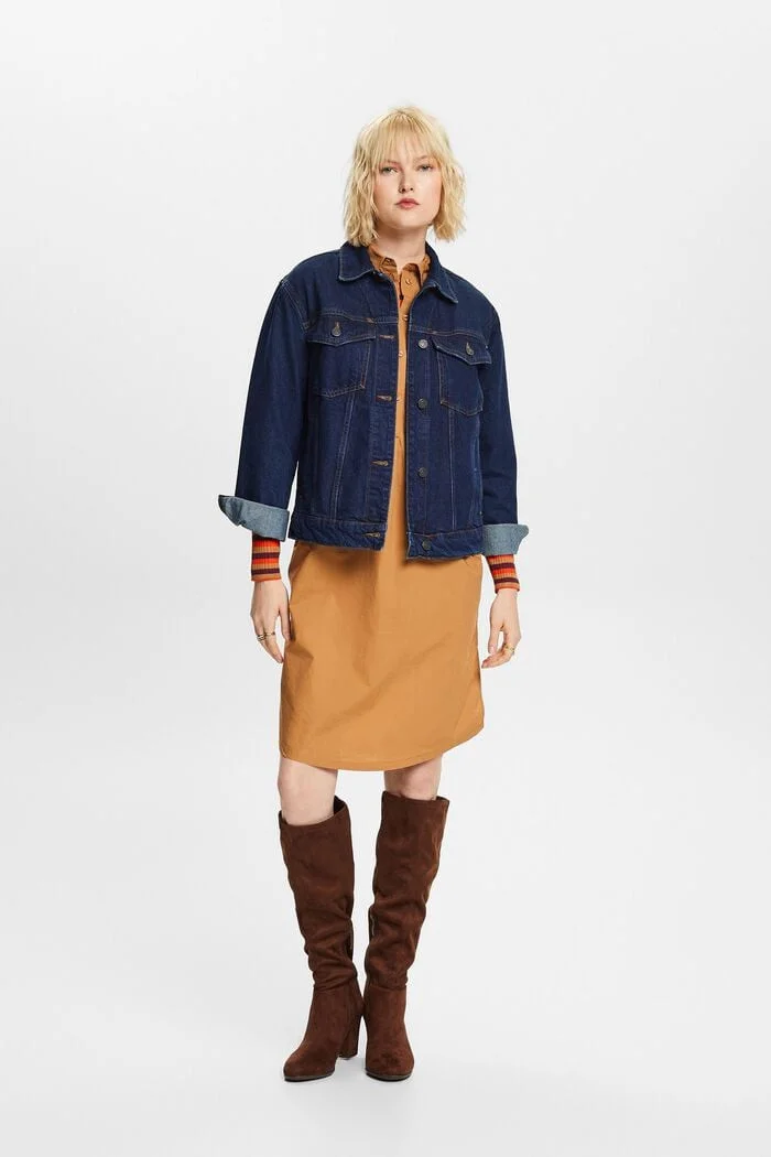 ESPRIT - Shirt dress with tie belt,... ESPRIT - Shirt dress with tie belt,...