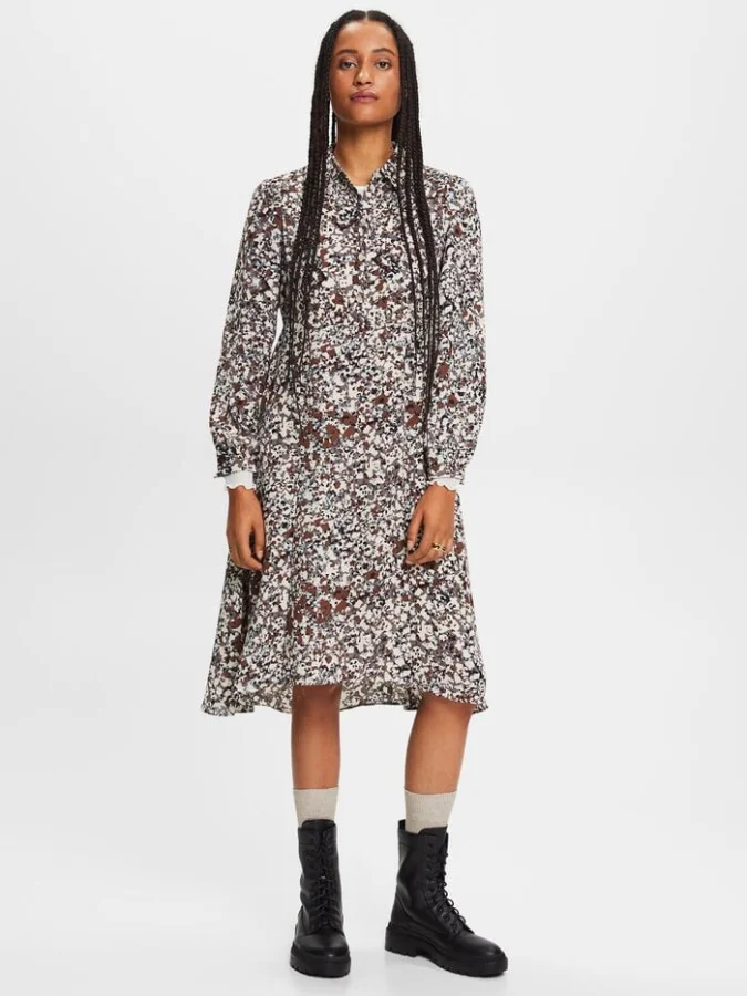 ESPRIT - Patterned shirt dress 2