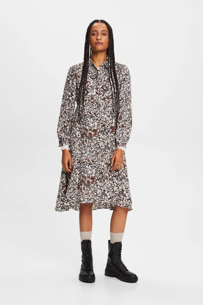 ESPRIT - Patterned shirt dress ESPRIT - Patterned shirt dress