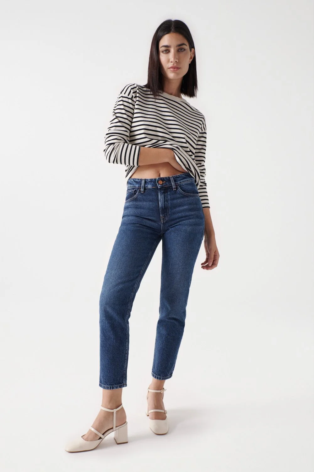 Salsa Jeans - TRUE CROP SLIM DARK C Salsa Jeans - TRUE CROP SLIM DARK C