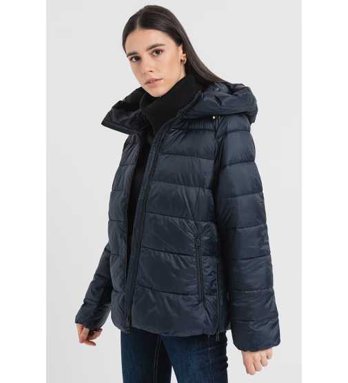 ESPRIT Recycled puffer jacket with a hood Size L