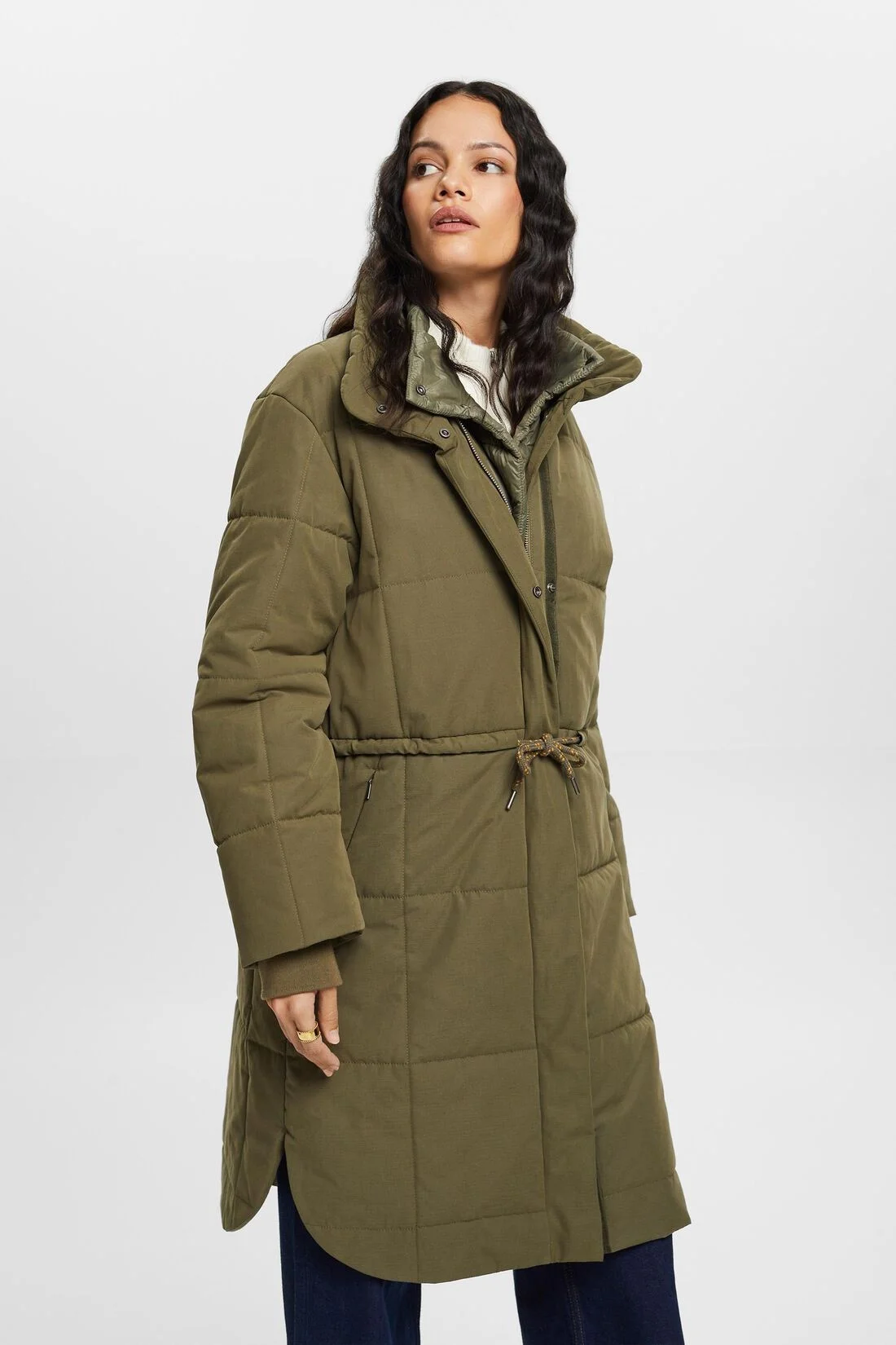 ESPRIT - Recycled: quilted coat with... ESPRIT - Recycled: quilted coat with...