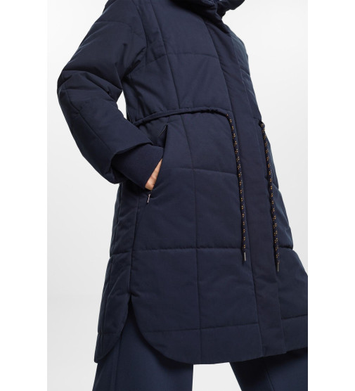 ESPRIT - Recycled: quilted coat with fleece lining Size L