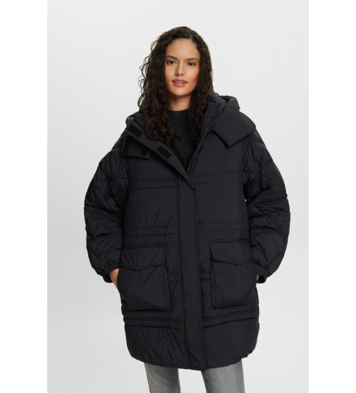 ESPRIT - Recycled: quilted coat with hood Size XS