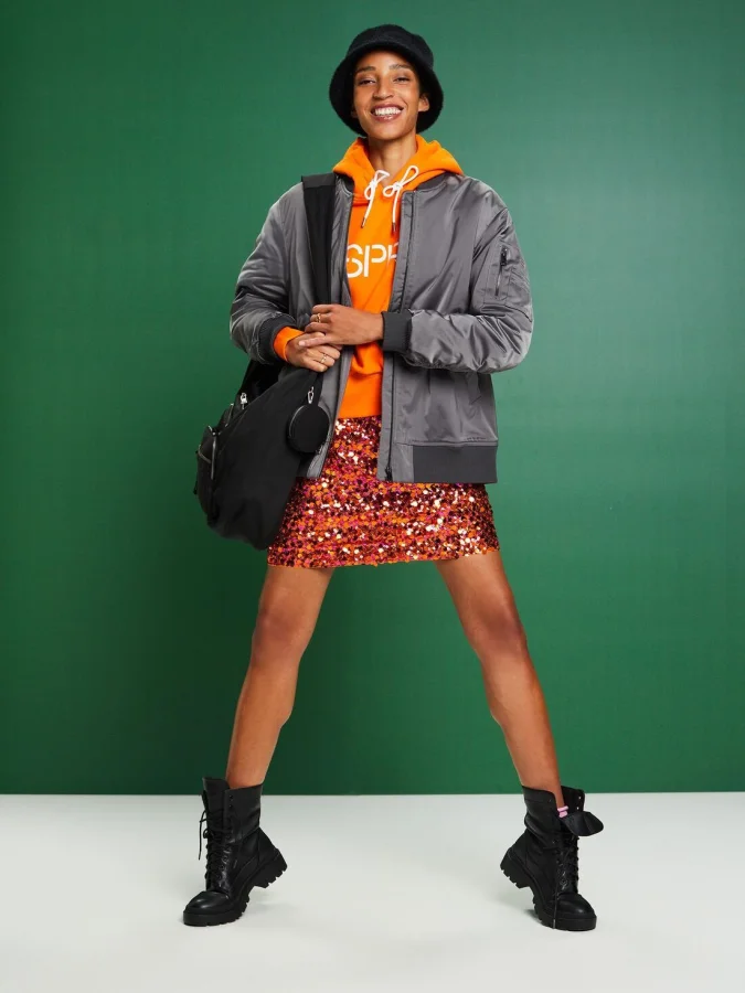 ESPRIT - Satin Bomber Jacket 2