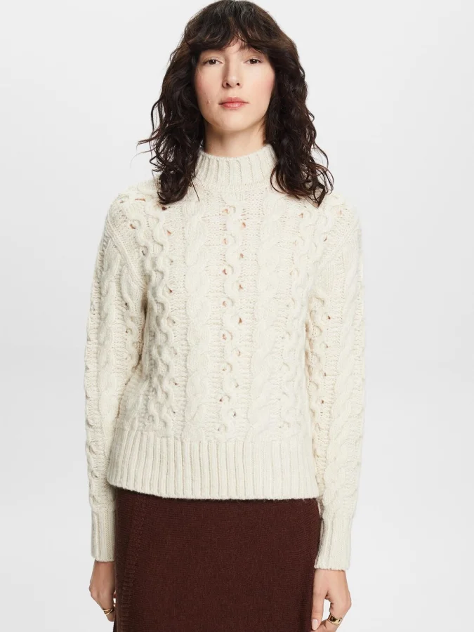 ESPRIT - Cable-Knit...