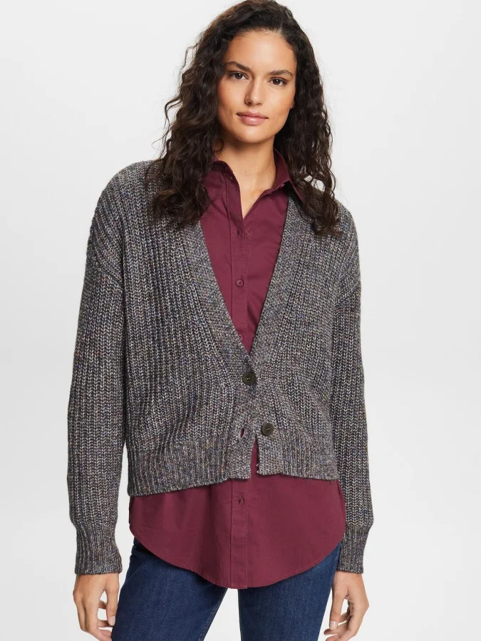 ESPRIT - Multicolor ribbed...