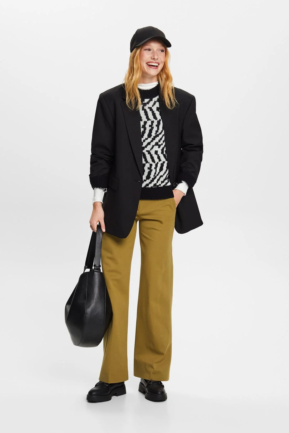 ESPRIT - Abstract jacquard sweater ESPRIT - Abstract jacquard sweater