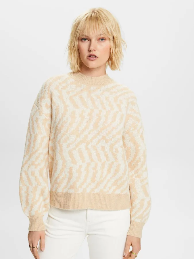 ESPRIT - Abstract jacquard...