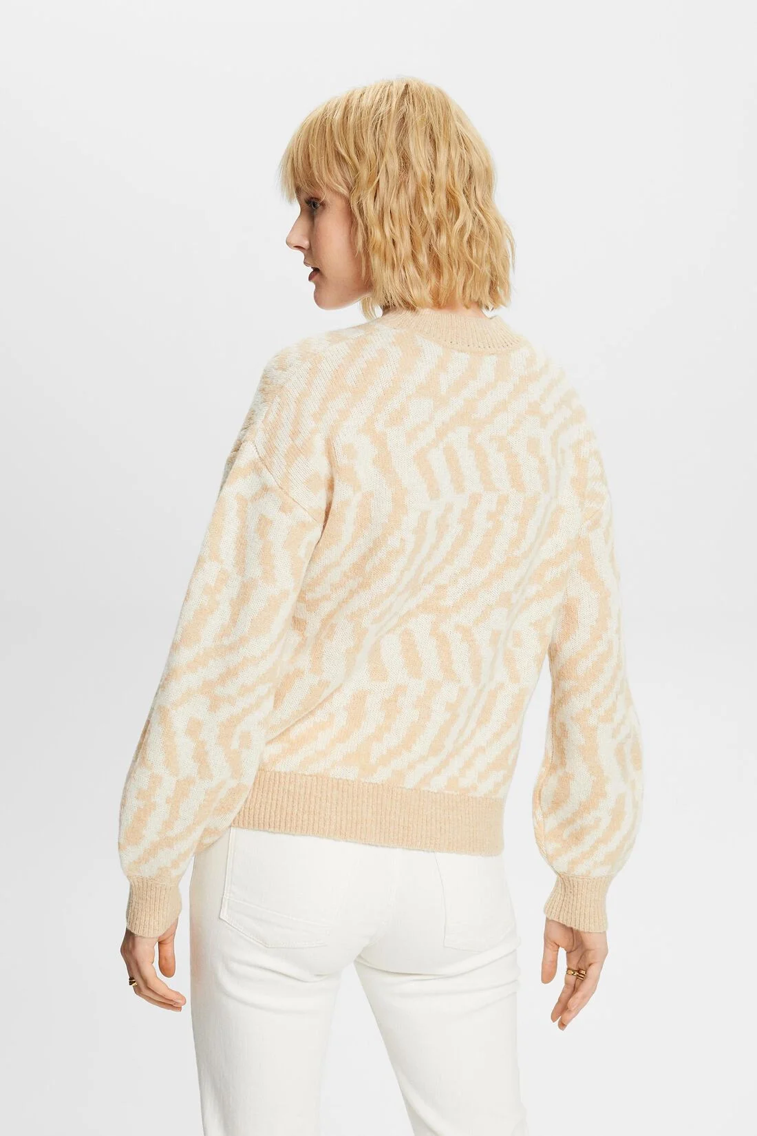 ESPRIT - Abstract jacquard sweater ESPRIT - Abstract jacquard sweater
