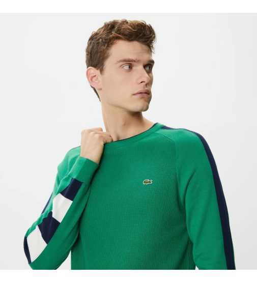 Lacoste Unisex Golf Inspired Wool Sweater Size S