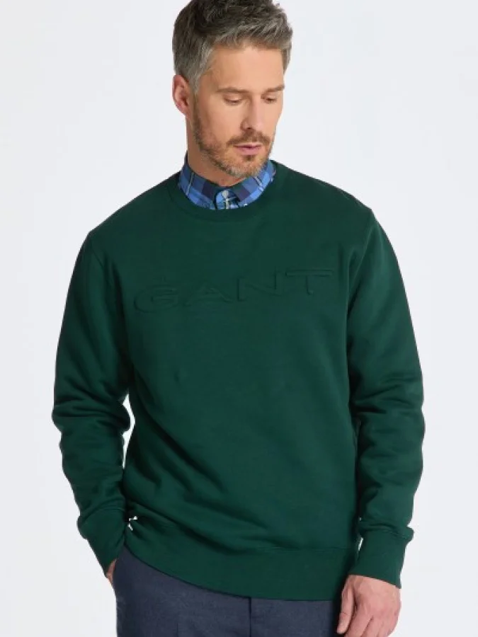 Gant - EMBOSSED SWEAT C-NECK