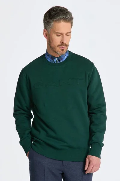 Gant - EMBOSSED SWEAT C-NECK Gant - EMBOSSED SWEAT C-NECK