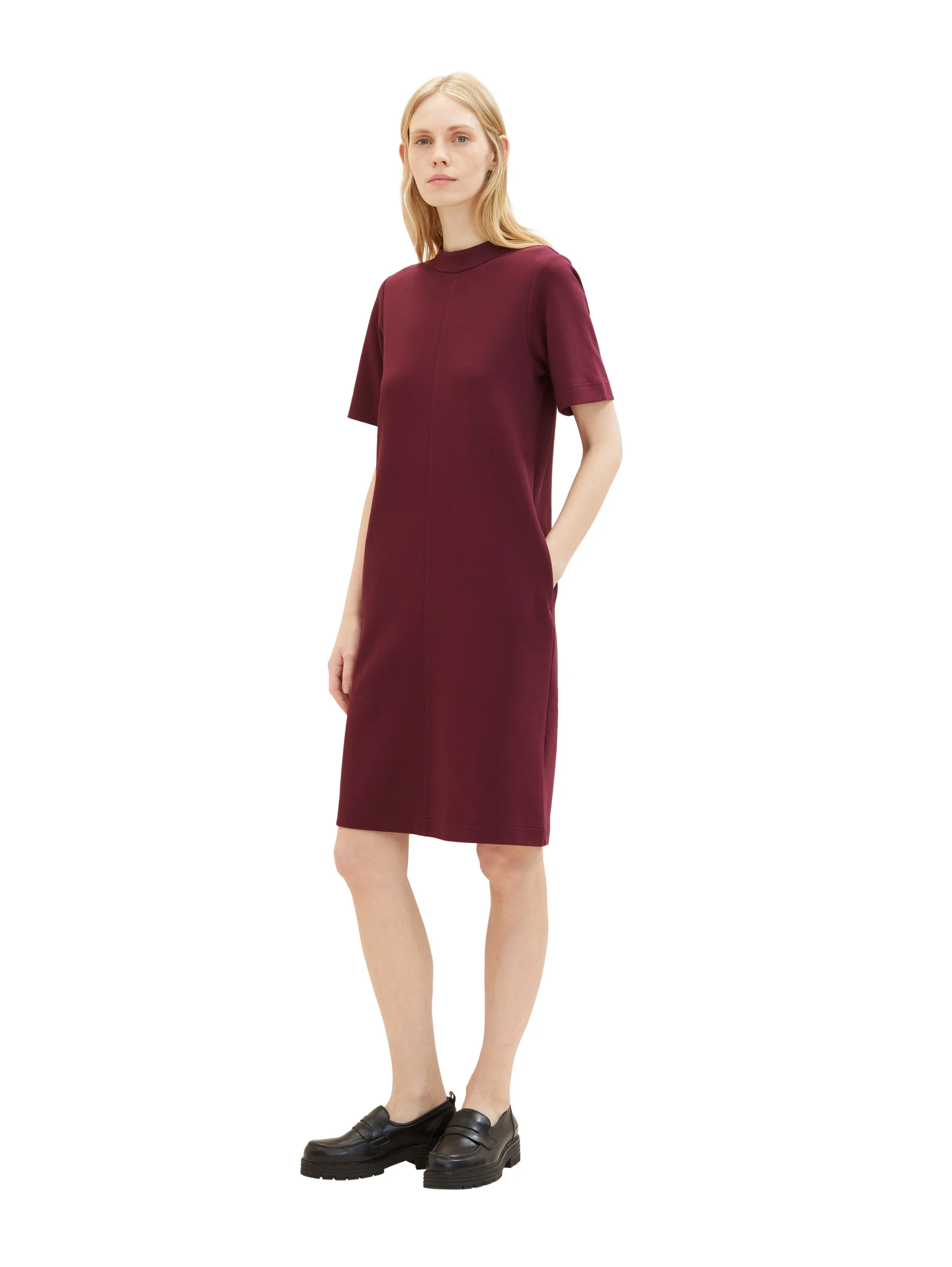 Tom Tailor - Jersey Dress With High... Tom Tailor - Jersey Dress With High...