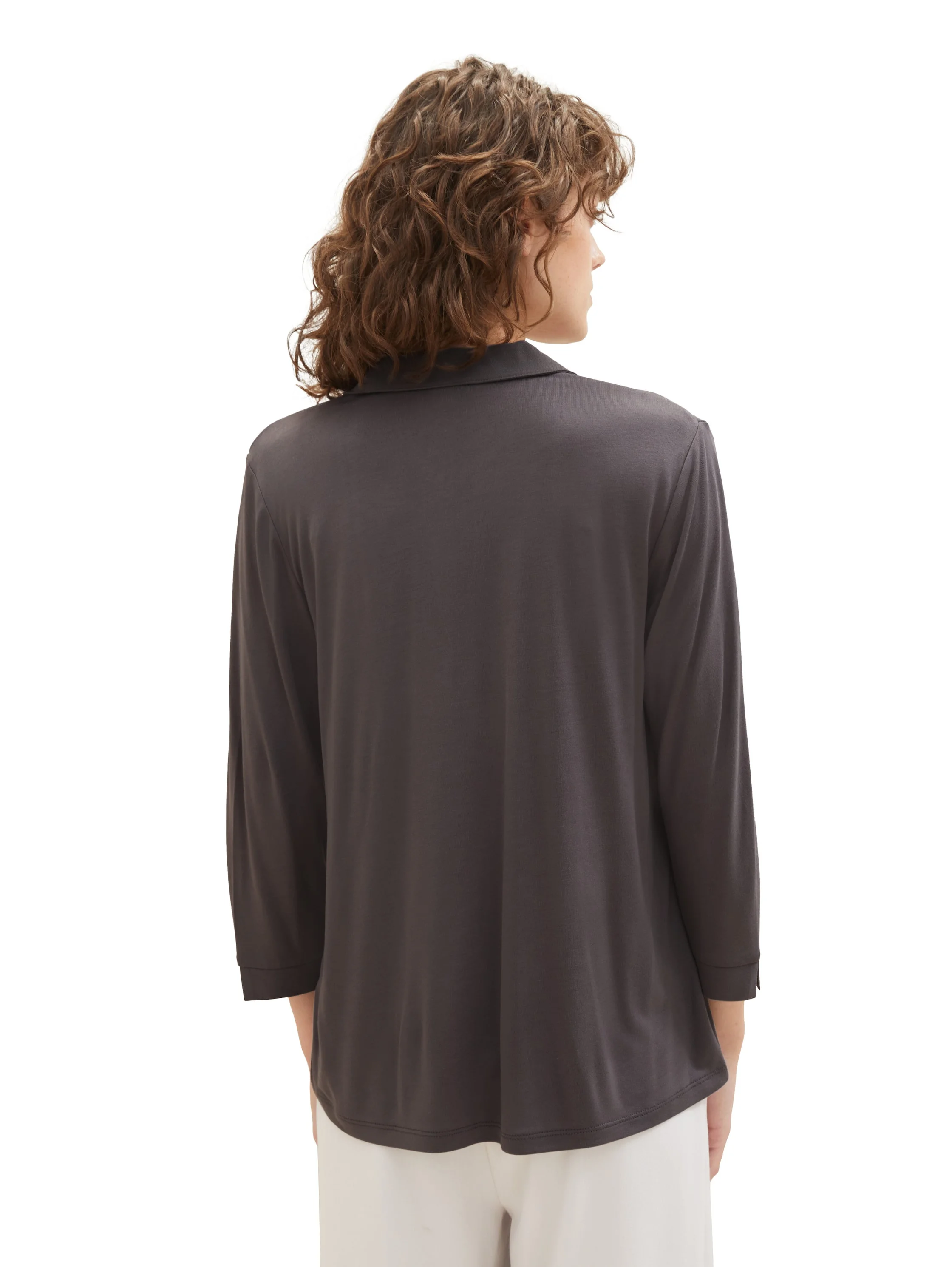 Tom Tailor - T-Shirt Fabric Mix Blouse Tom Tailor - T-Shirt Fabric Mix Blouse