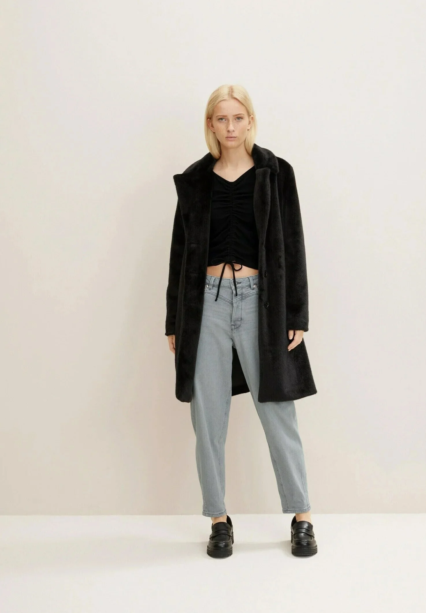 Tom Tailor - Cozy T-Shirt W. Rouching Tom Tailor - Cozy T-Shirt W. Rouching