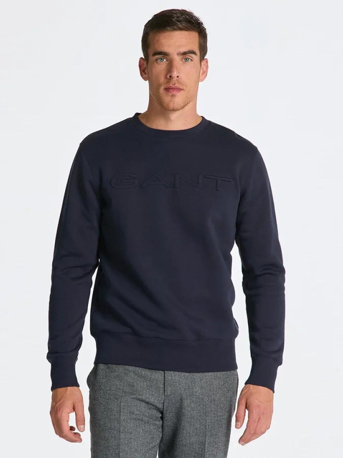 Gant - EMBOSSED SWEAT C-NECK