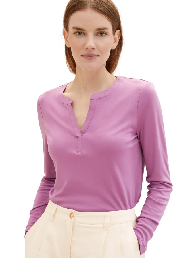 Tom Tailor - T-Shirt Henley...