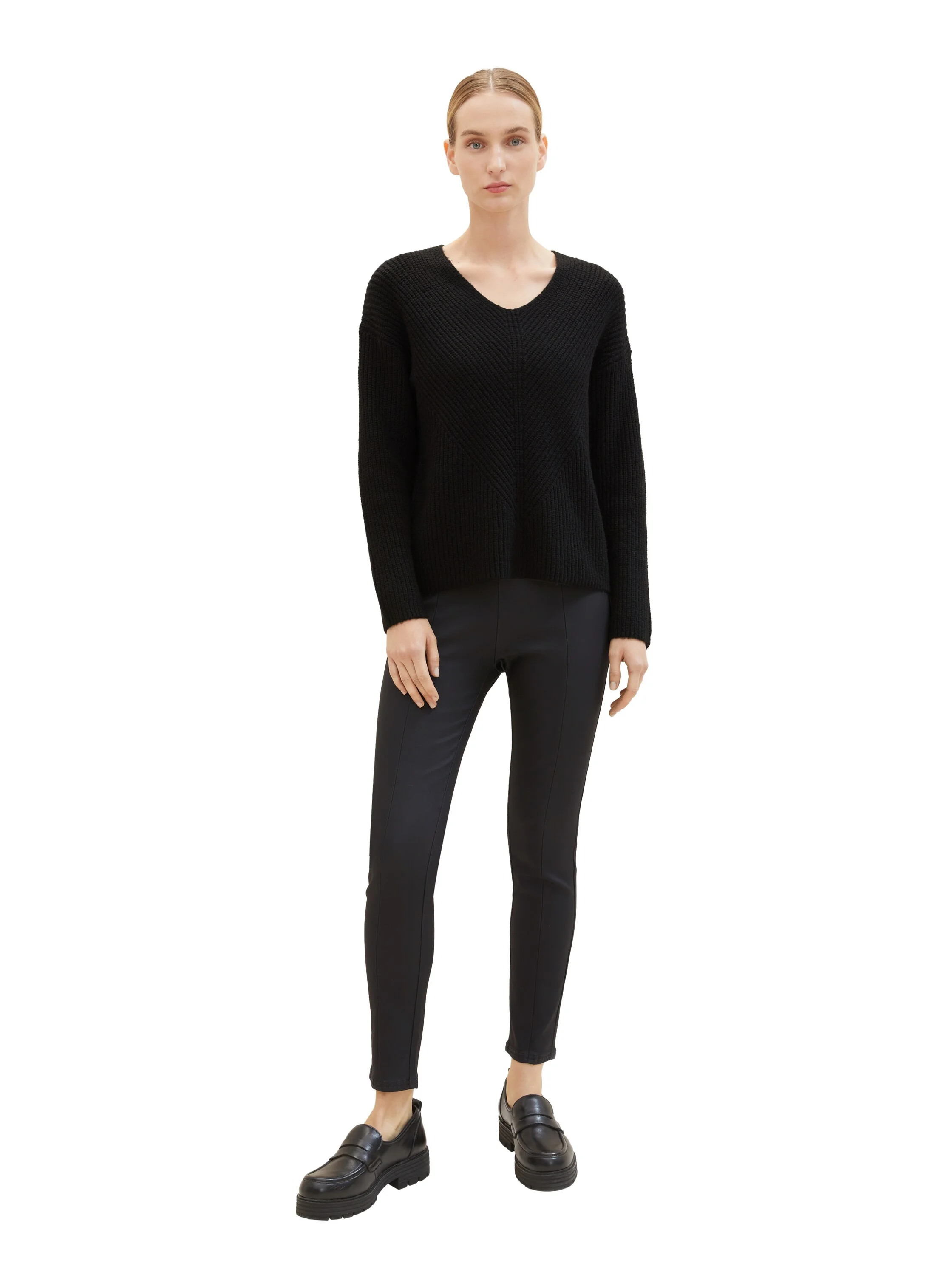 Tom Tailor - Pants Tregging Coated Tom Tailor - Pants Tregging Coated