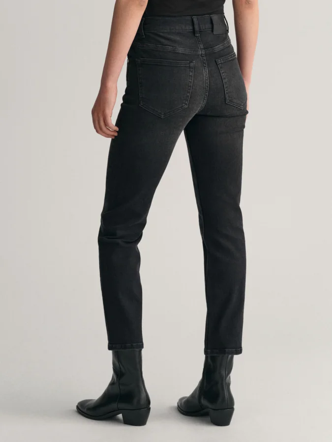 Gant - BLACK CROPPED SLIM... 2