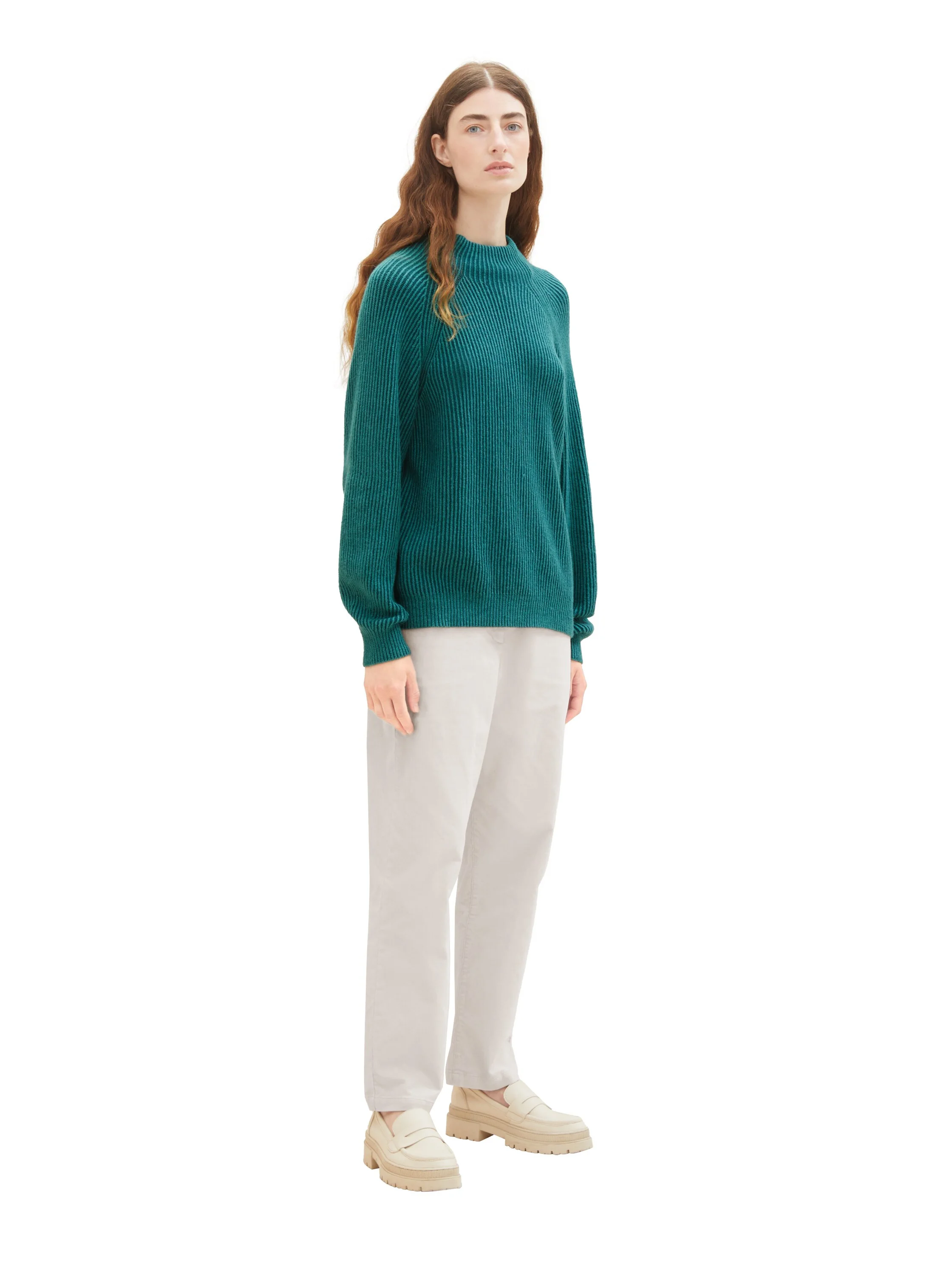 Tom Tailor - Knit Striped Rib Pullover Tom Tailor - Knit Striped Rib Pullover