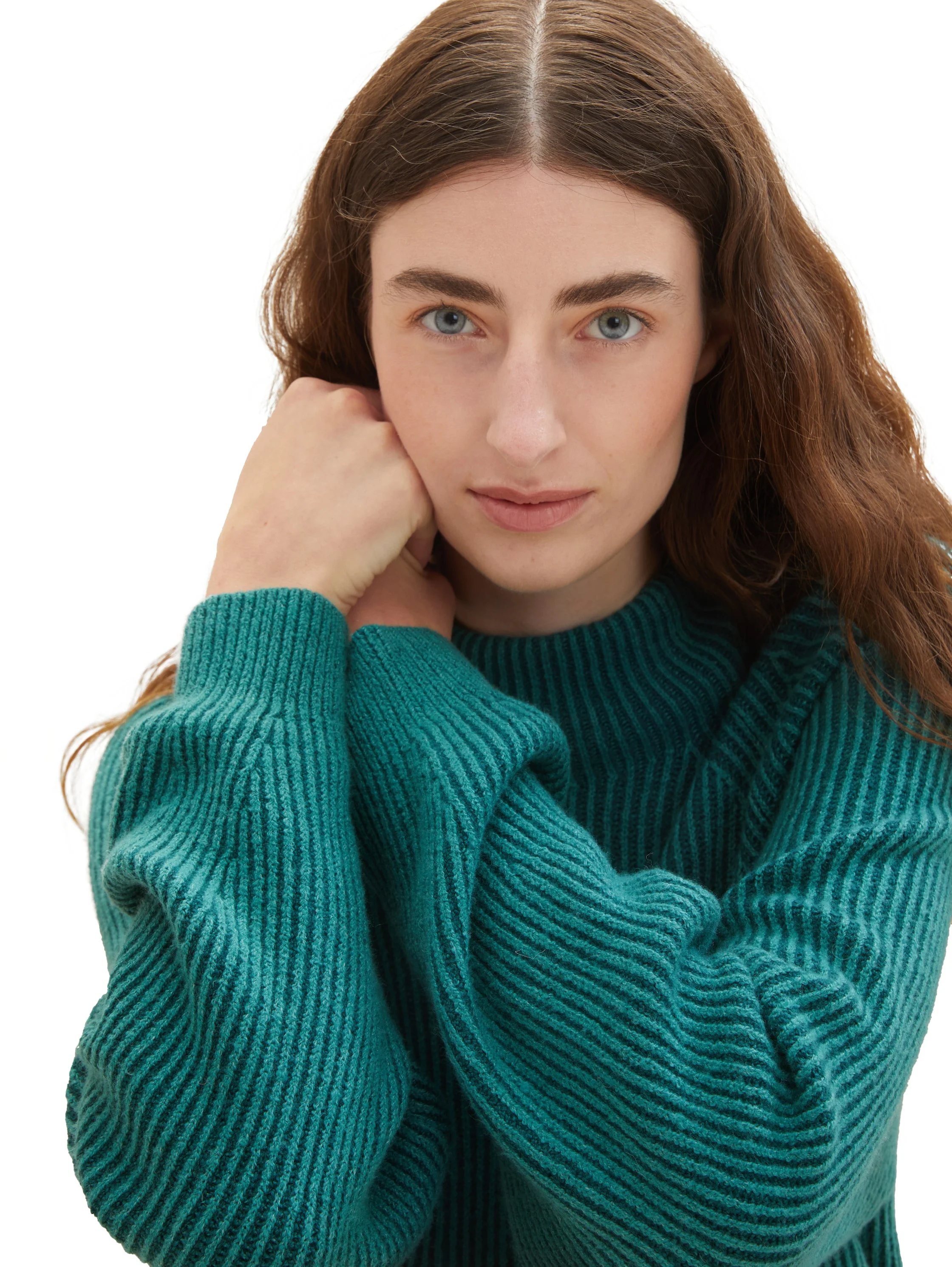 Tom Tailor - Knit Striped Rib Pullover Tom Tailor - Knit Striped Rib Pullover