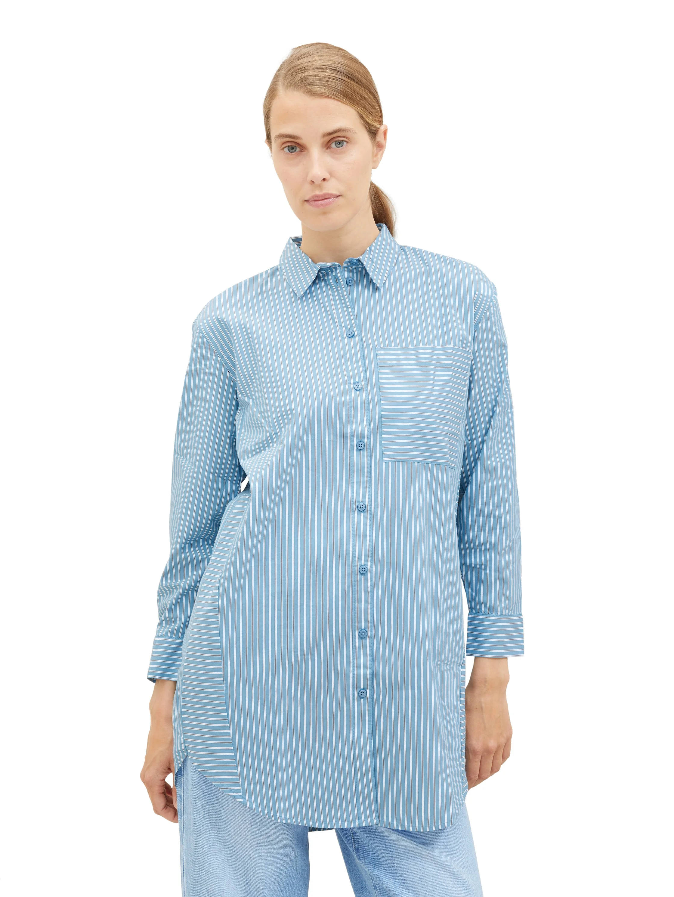 Tom Tailor - Striped Long Blouse Tom Tailor - Striped Long Blouse