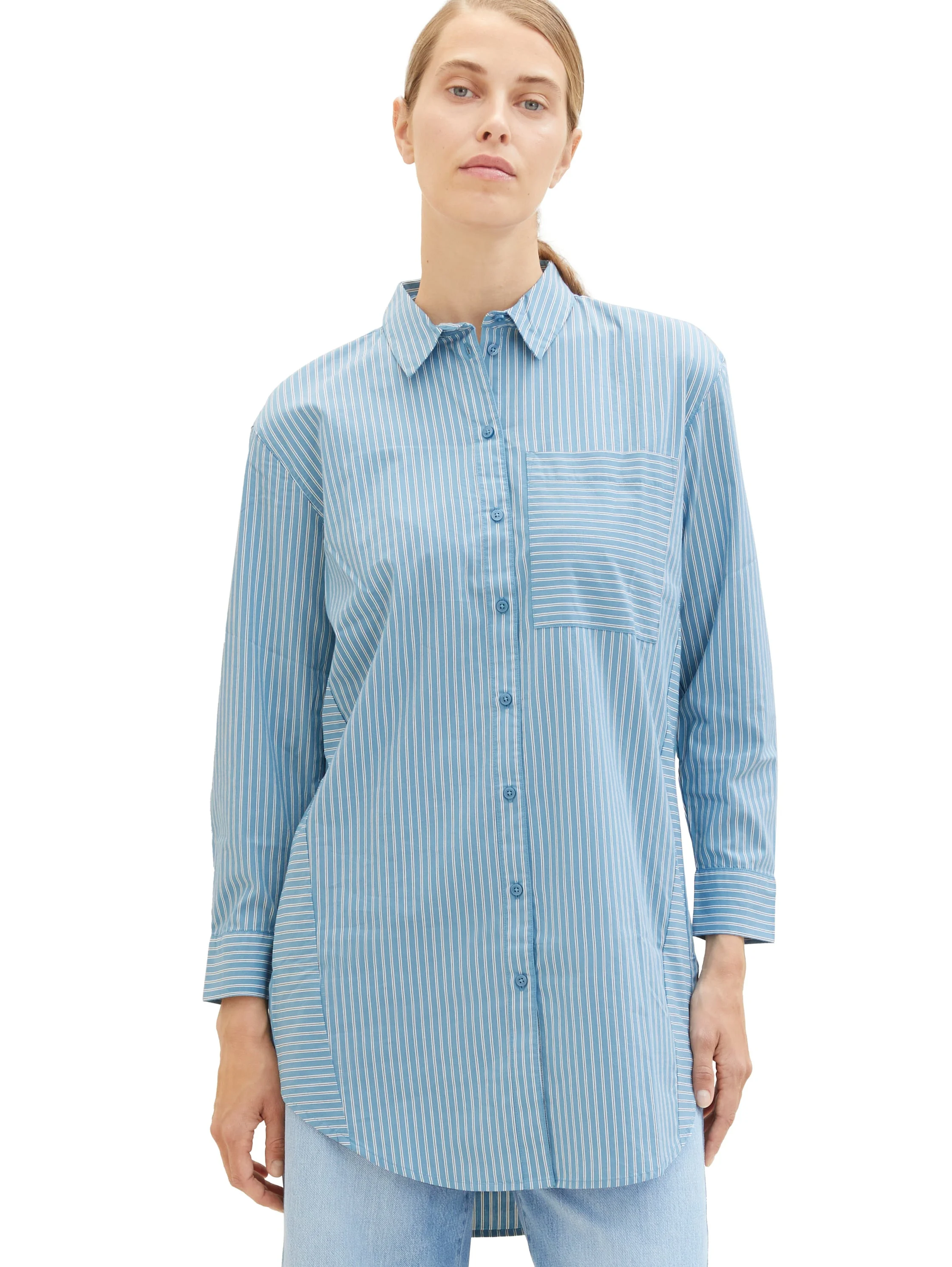 Tom Tailor - Striped Long Blouse Tom Tailor - Striped Long Blouse