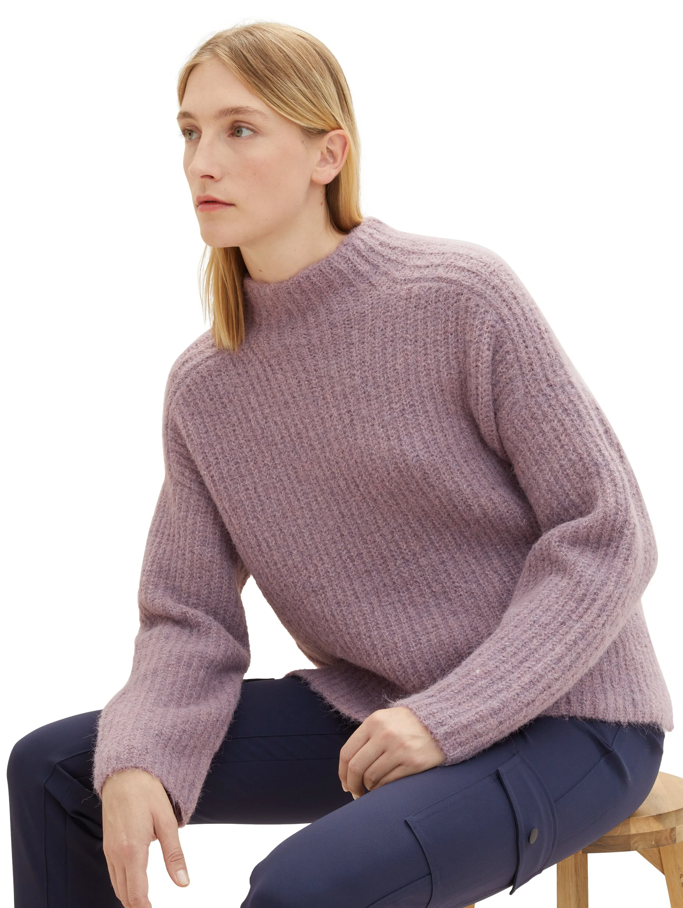 Tom Tailor - Knit Pullover Mock-Neck Tom Tailor - Knit Pullover Mock-Neck