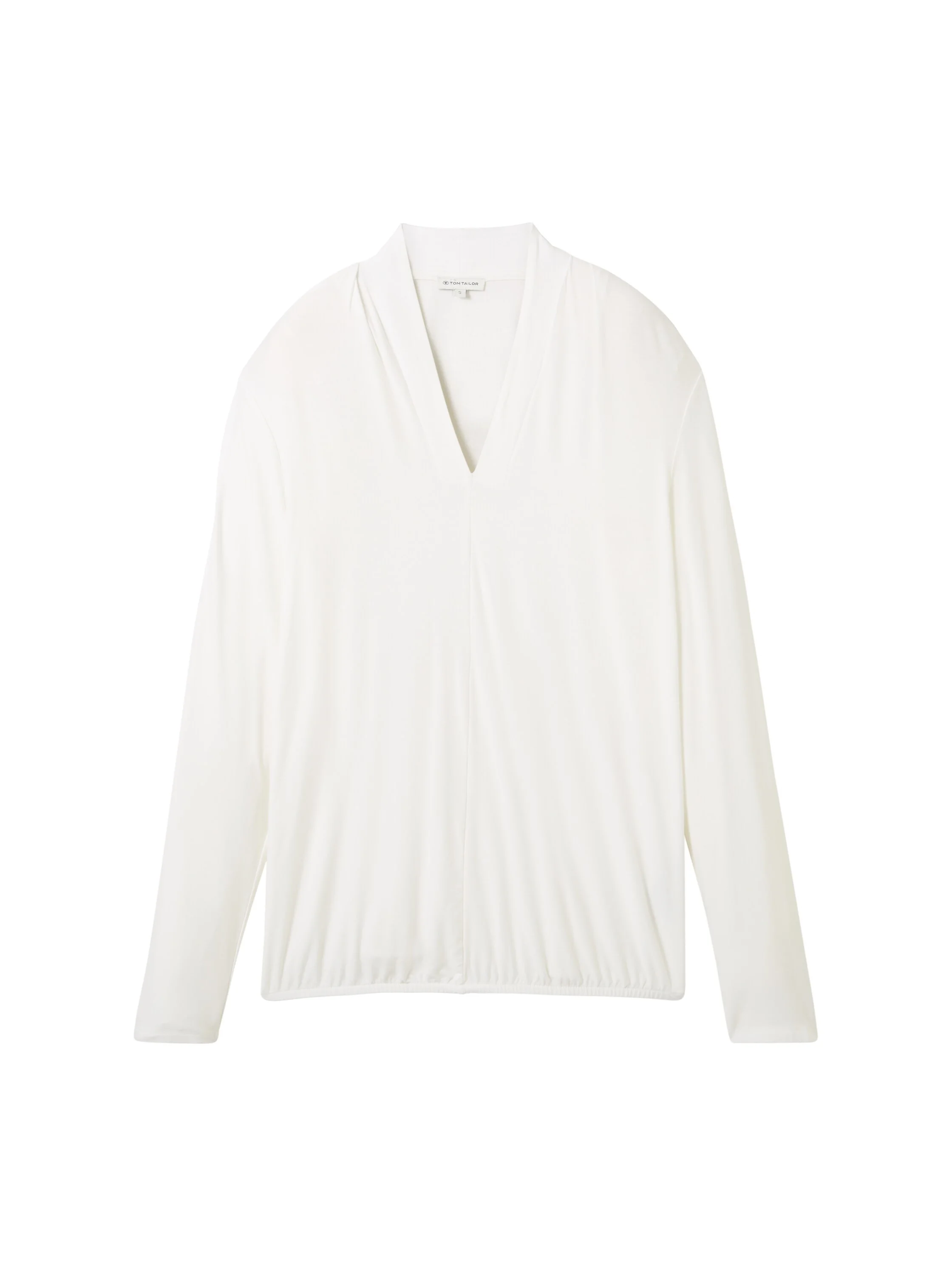 Tom Tailor - T-Shirt Crepe V-Neck Tom Tailor - T-Shirt Crepe V-Neck