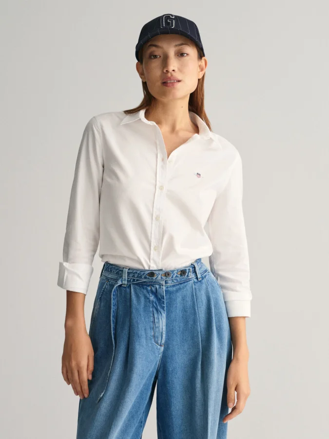 Gant - SLIM STRETCH OXFORD...