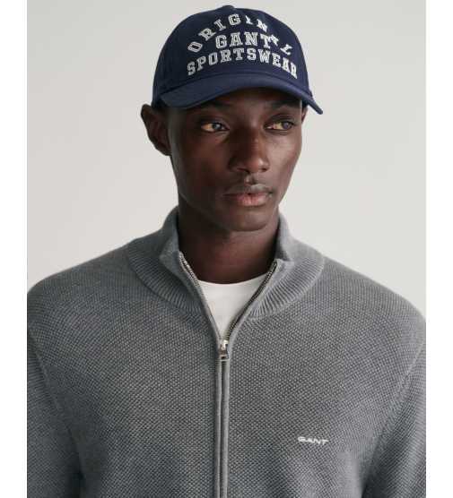 Cardigan GANT Uomo In Cotone - Maglione Con Cerniera, Comodo E Casual - Foto 9