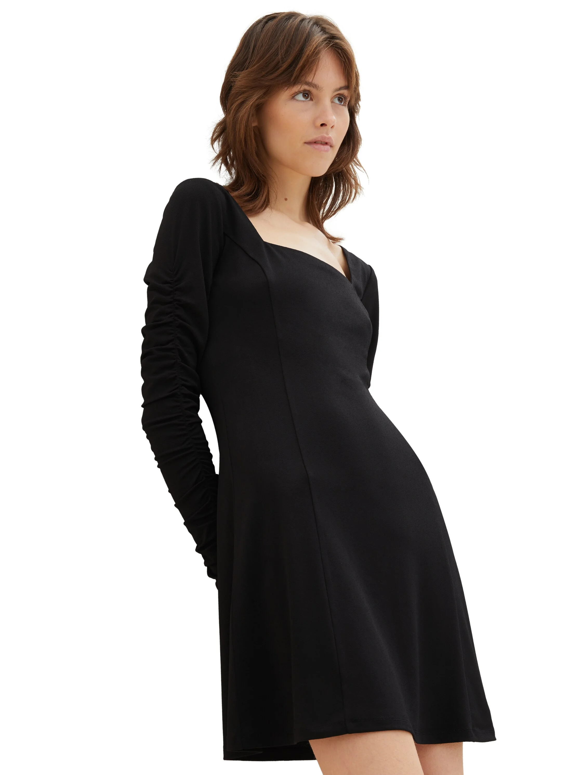 Tom Tailor - Dress With Carree Neckline Tom Tailor - Dress With Carree Neckline