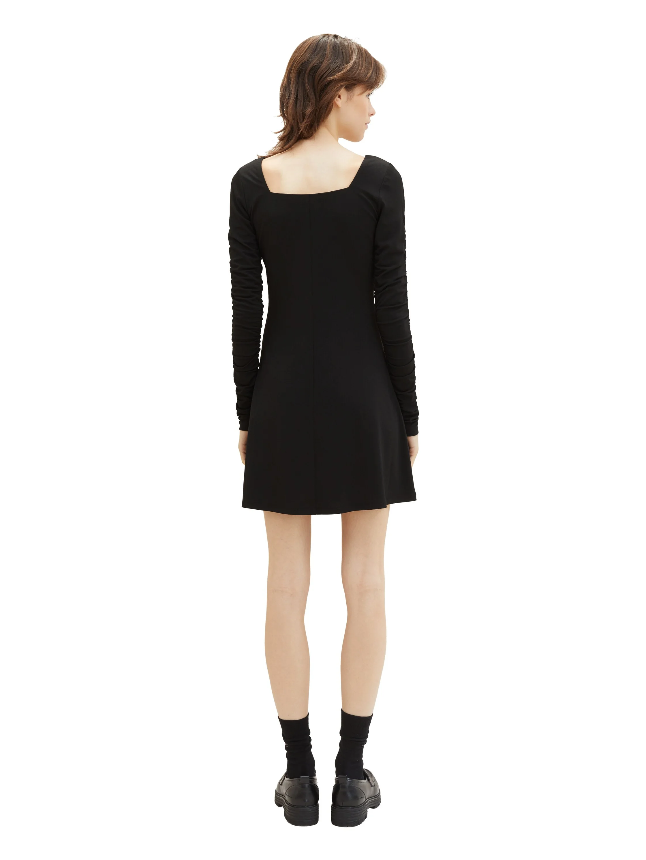 Tom Tailor - Dress With Carree Neckline Tom Tailor - Dress With Carree Neckline