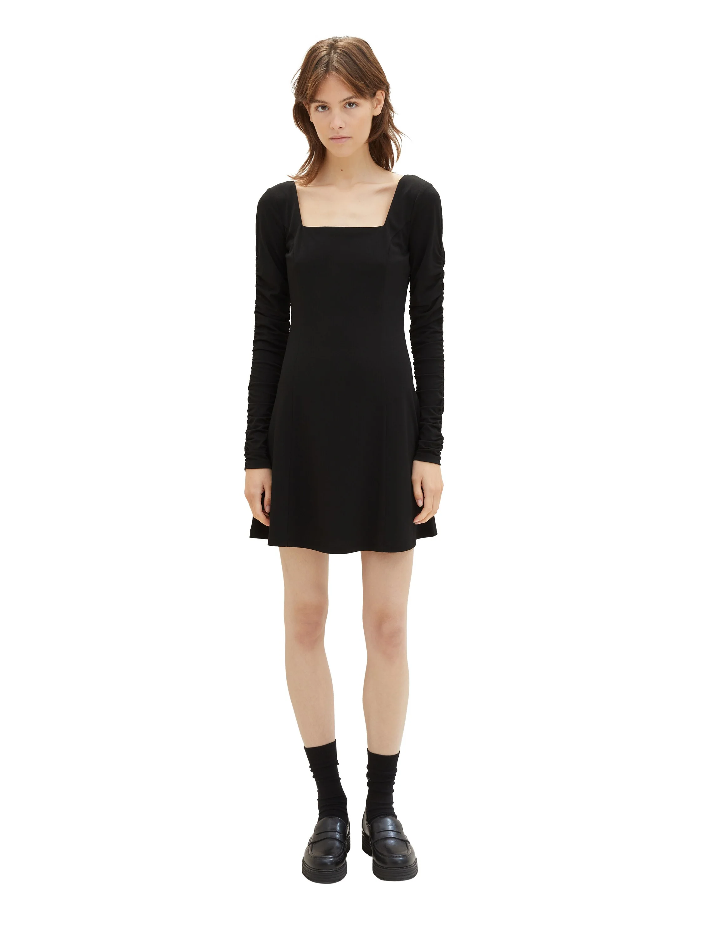Tom Tailor - Dress With Carree Neckline Tom Tailor - Dress With Carree Neckline