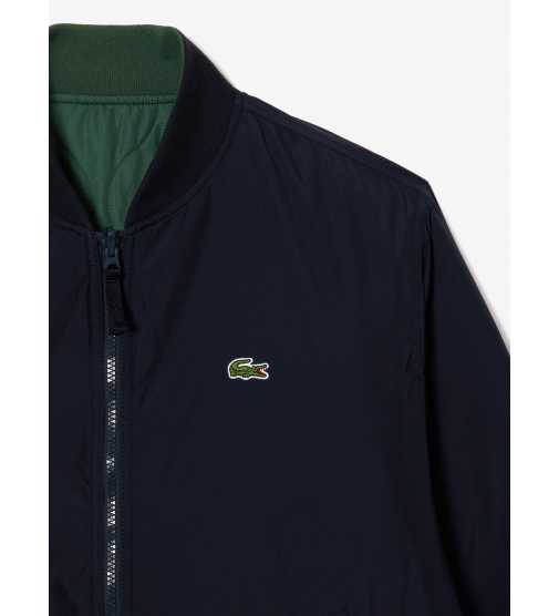Lacoste MEN'S LACOSTE REVERSIBLE QUILTED TAFFETA BOMBER JACKET Size L