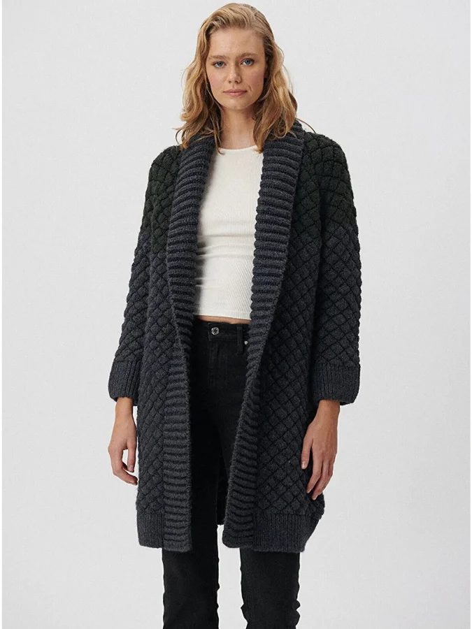 Mavi - PRINTED LONG CARDIGAN 2