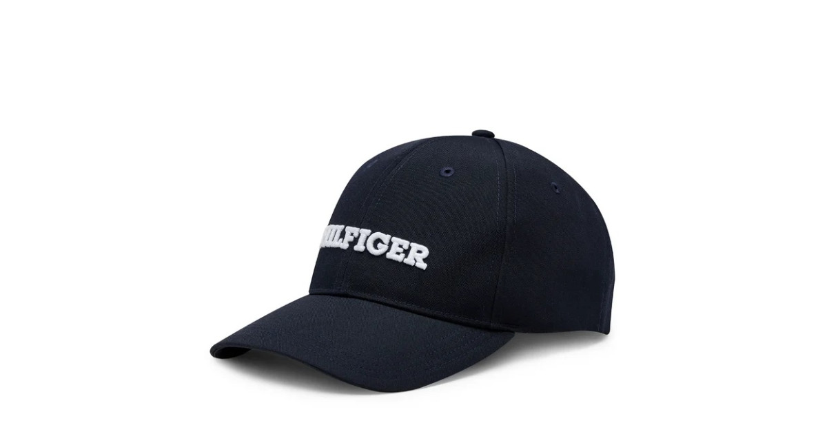 Tommy Hilfiger - TH MONOTYPE CANVAS 6 PANEL CAP Size One Size