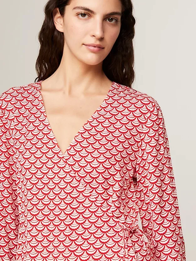 Tommy Hilfiger - SEAL AOP F&F KNEE DRESS Tommy Hilfiger - SEAL AOP F&F KNEE DRESS