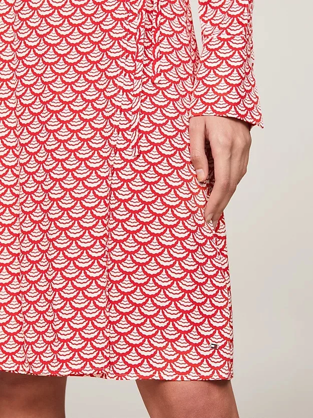 Tommy Hilfiger - SEAL AOP F&F KNEE DRESS Tommy Hilfiger - SEAL AOP F&F KNEE DRESS