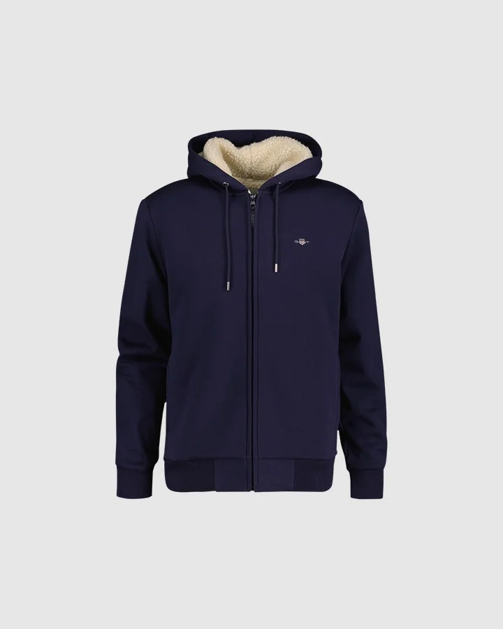 Gant  - SHERPA FLEECE ZIP HOODIE Gant  - SHERPA FLEECE ZIP HOODIE