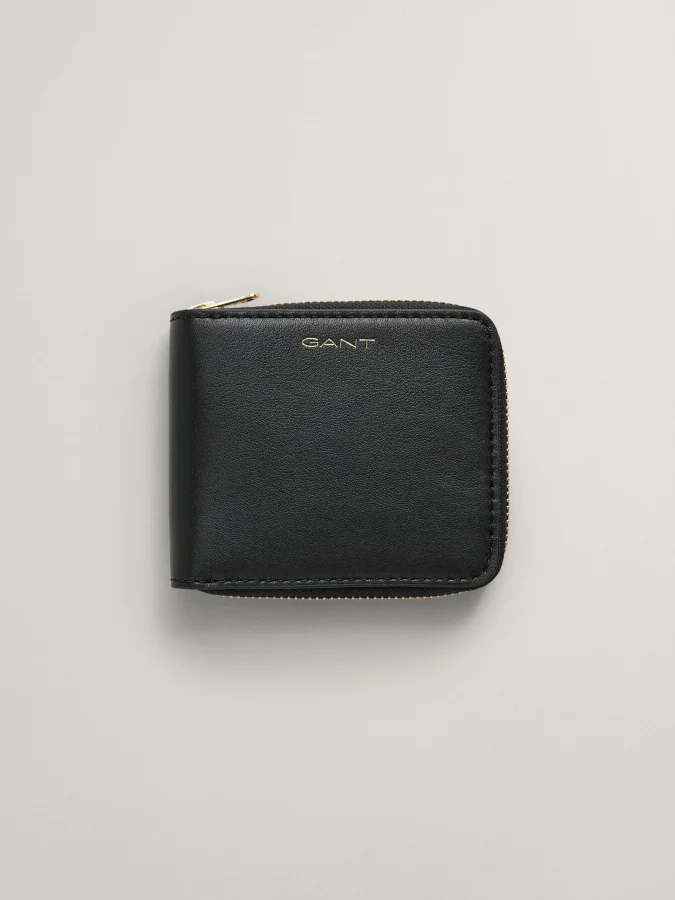 Gant  - LEATHER ZIP WALLET