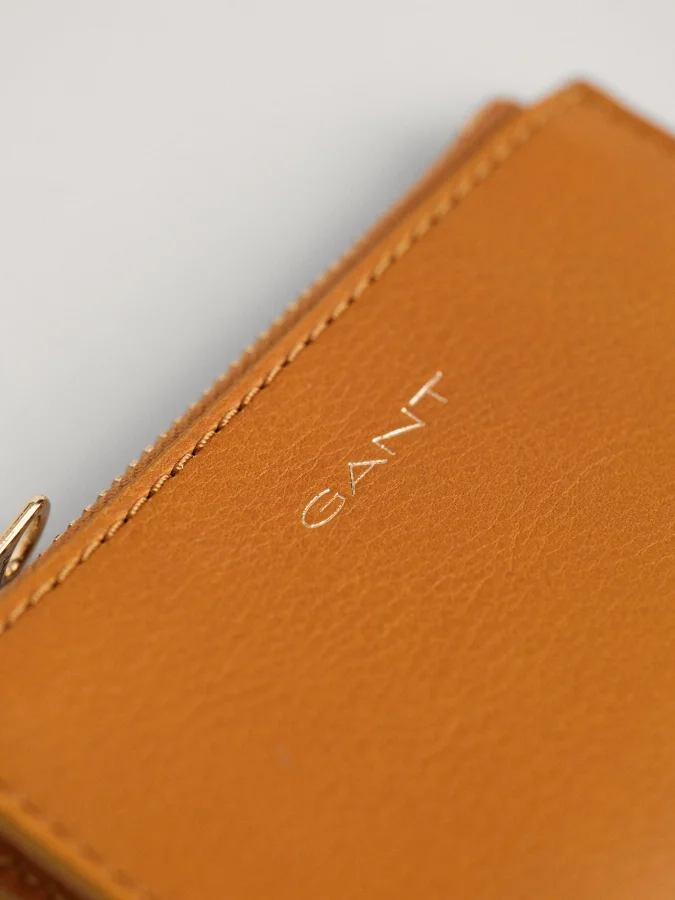 Gant - LEATHER ZIP POUCH 2