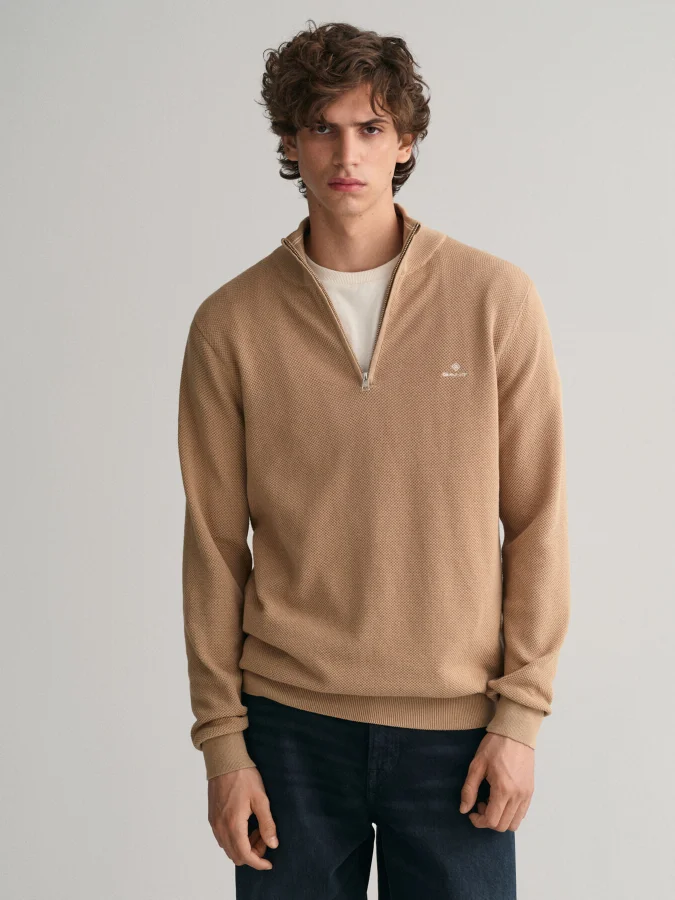 Gant - COTTON PIQUE HALFZIP