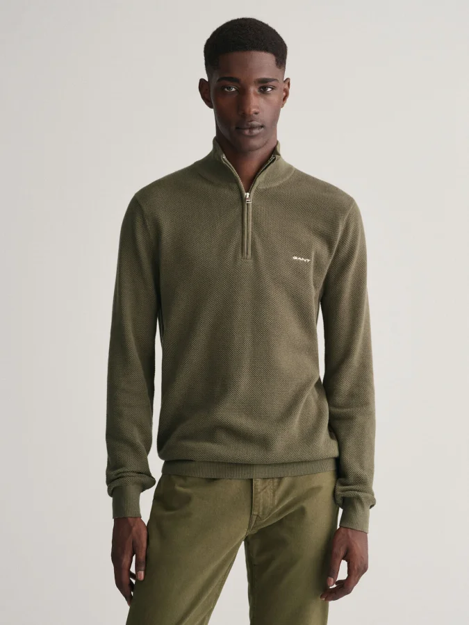 Gant - COTTON PIQUE HALFZIP