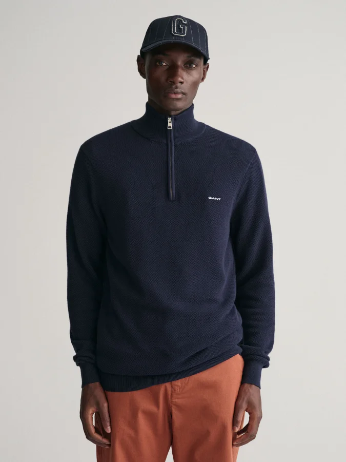 Gant - COTTON PIQUE HALFZIP