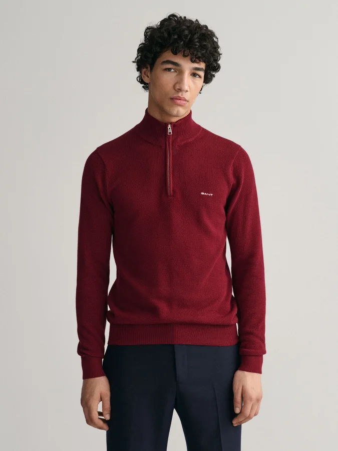Gant - COTTON PIQUE HALFZIP