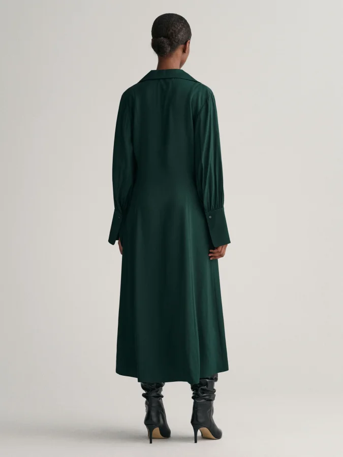 Gant - SLIM HIGH CUFF DRESS 2
