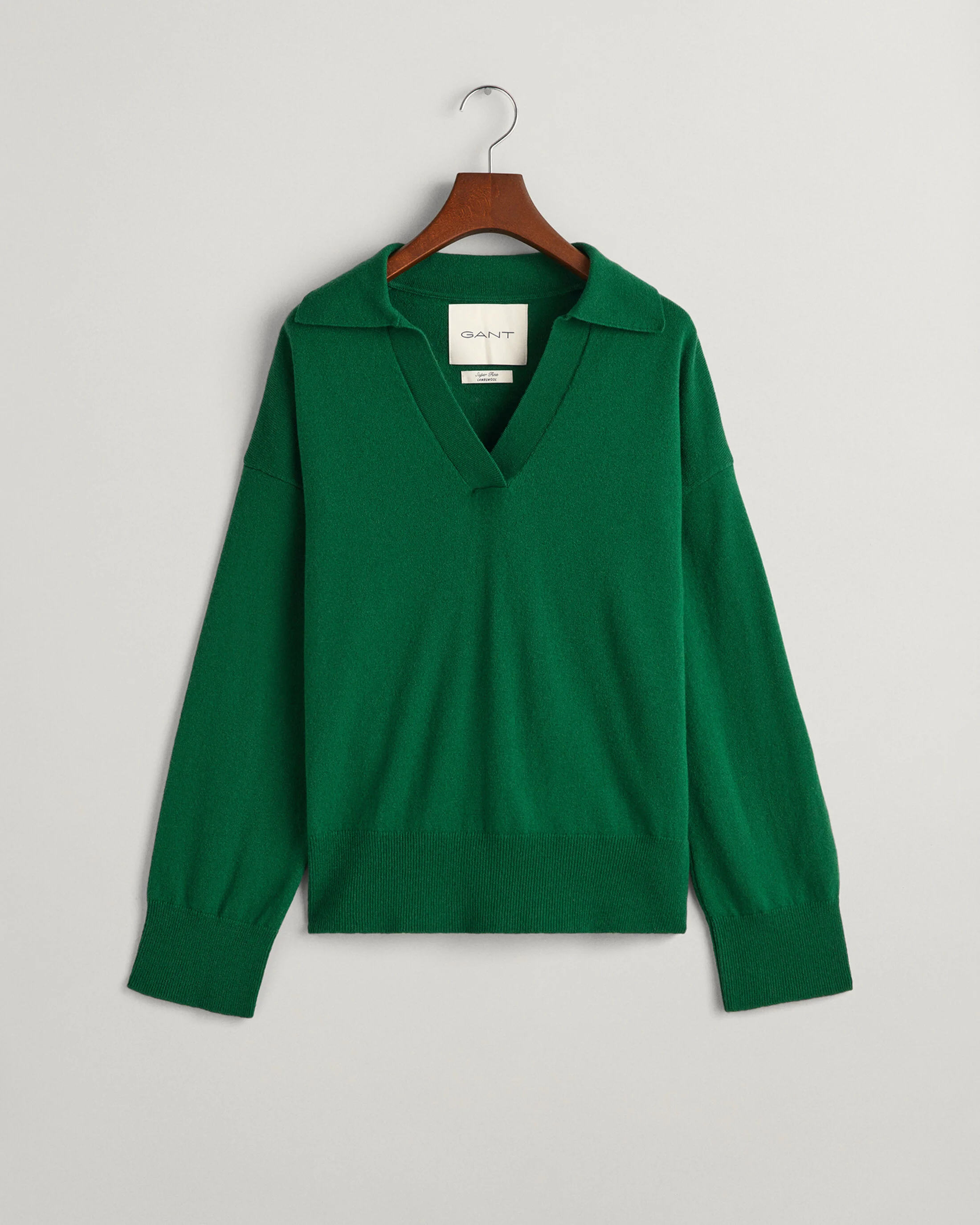 Gant - SUPERFINE LAMBSWOOL RUGGER Gant - SUPERFINE LAMBSWOOL RUGGER