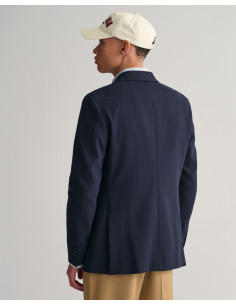 Synthetic Casual Blazer For Men - BLZR-22 - Navy Blue